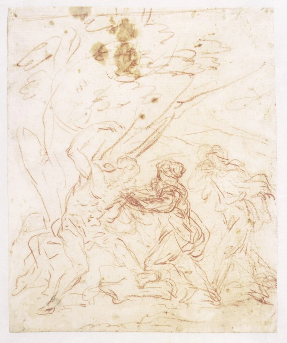 Studio di San Sebastiano allattato da sant'Irene - Statens Museum for Kunst